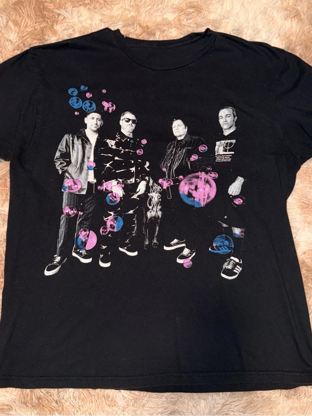 Black Fall Out Boy Official Concert Band Tee